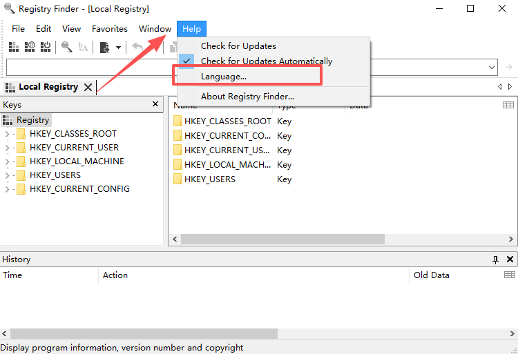 Registry Finder